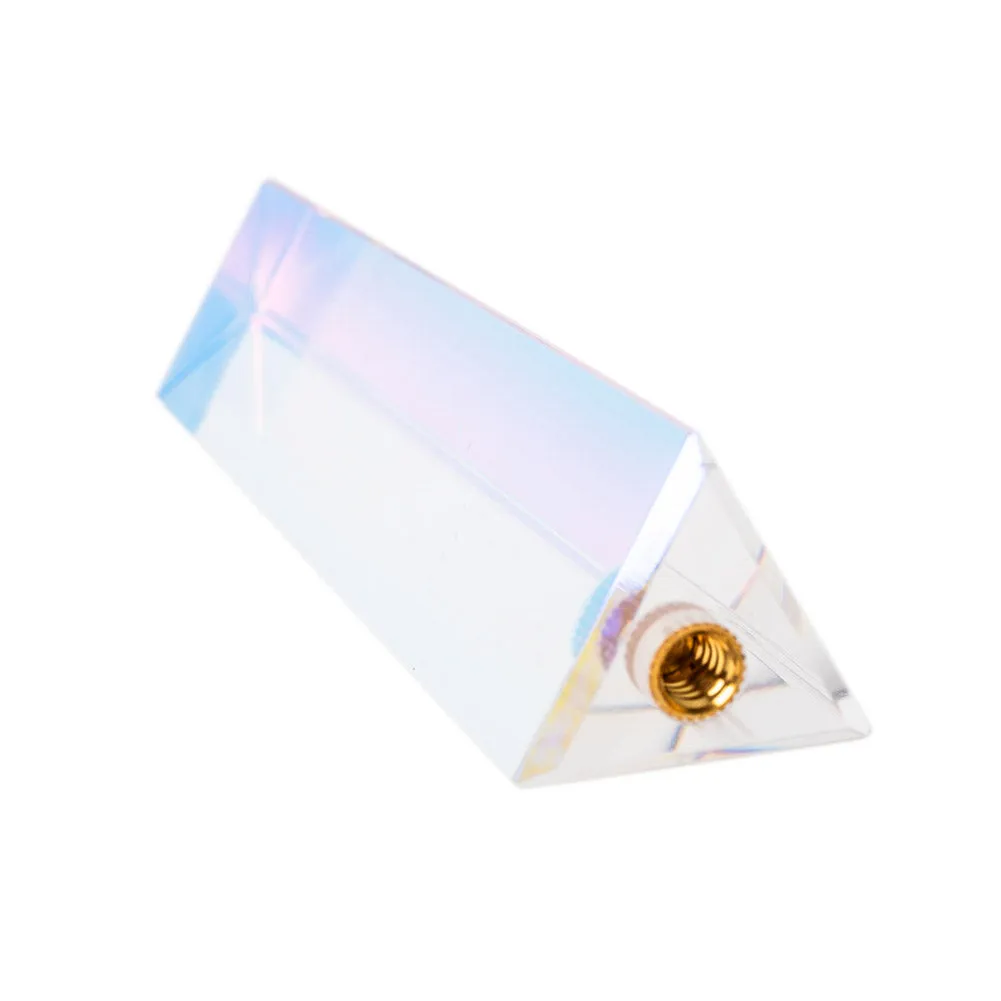 Colour Transparent Triangular Optical Prism Prop for Creative Photography - Triangle