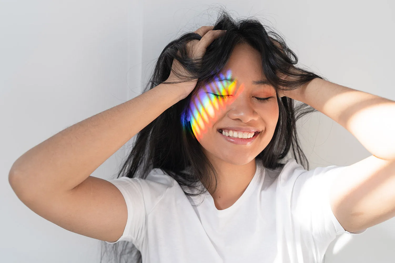 Colour Transparent Triangular Optical Prism Prop for Creative Photography - Triangle