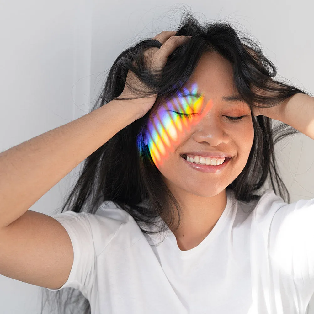 Colour Transparent Triangular Optical Prism Prop for Creative Photography - Triangle