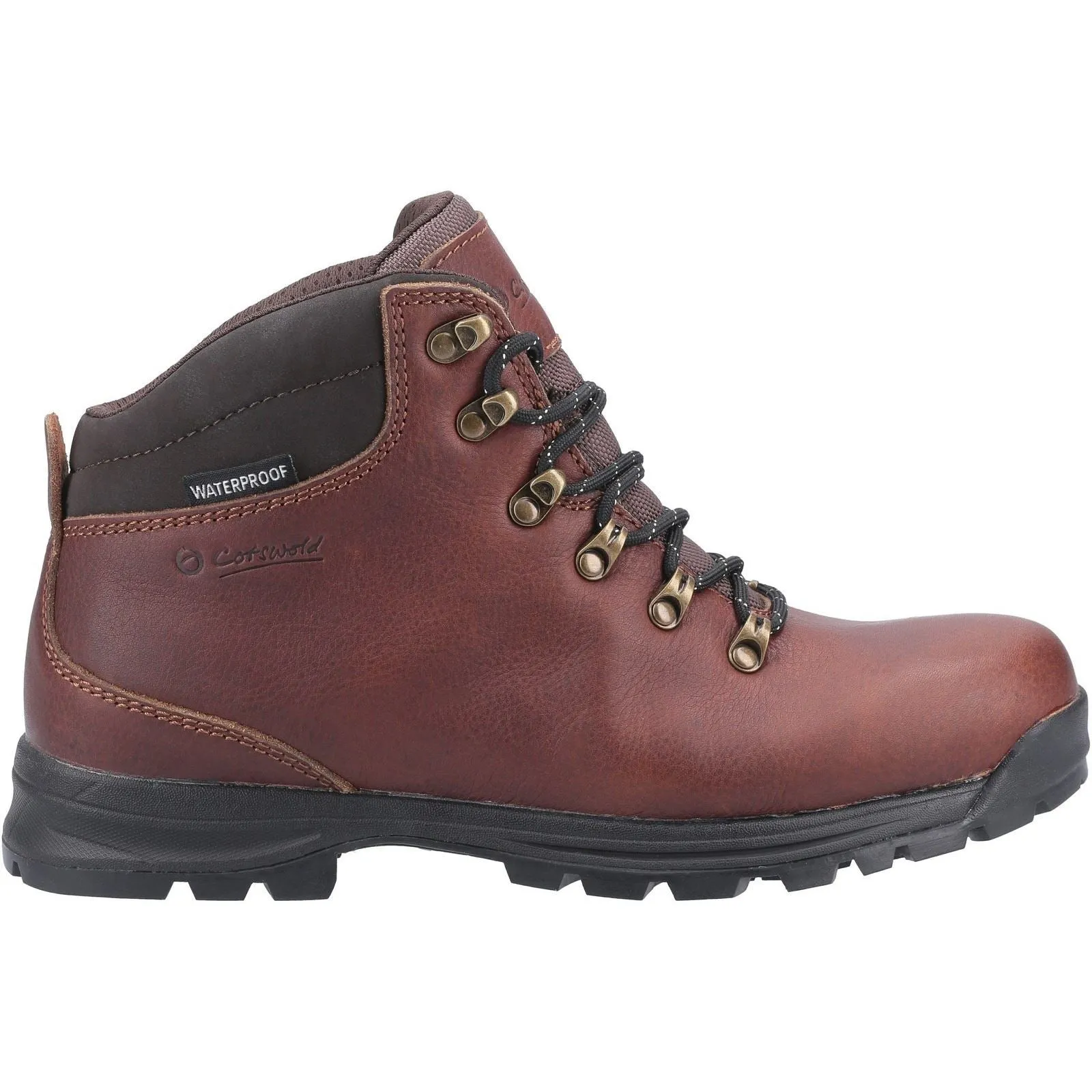 Cotswold Kingsway Leather Men's Brown Hiking Boots