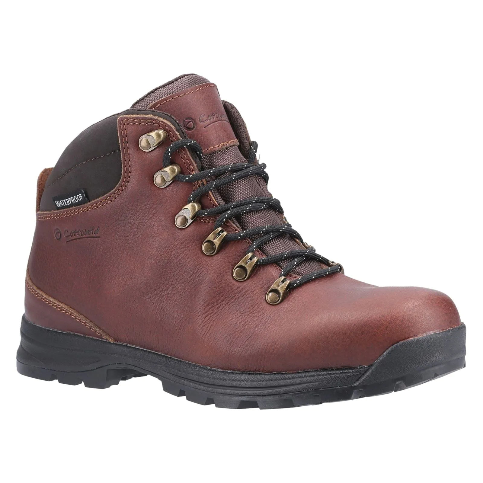 Cotswold Kingsway Leather Men's Brown Hiking Boots