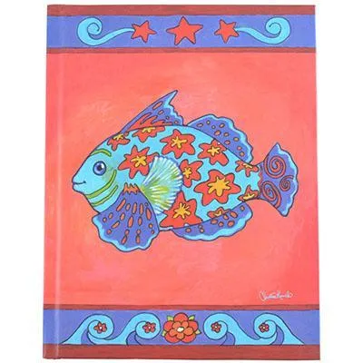 Cumberland Mosaic Fish Notebook Casebound 100 Leaf A6