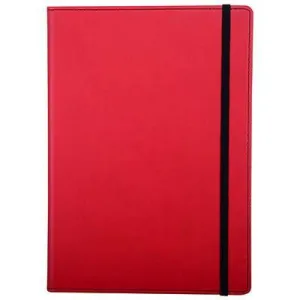 Cumberland Notebook Pu Cover With Elastic Closure 72 Leaf A5 Red