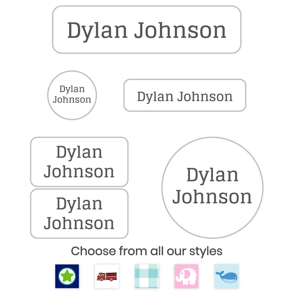 Custom Daycare Labels Pack