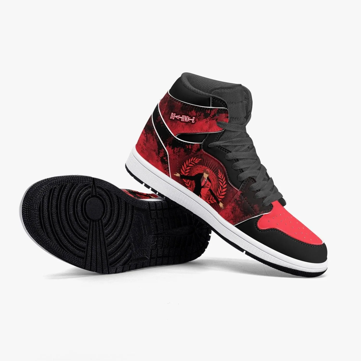 Death Note Kira Red JD1 Mid Anime Shoes