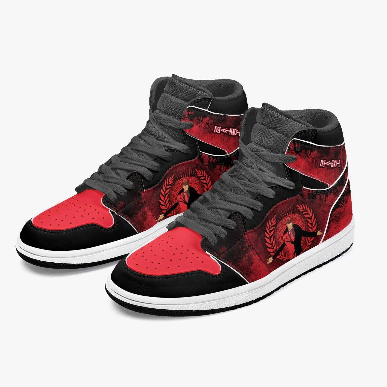 Death Note Kira Red JD1 Mid Anime Shoes