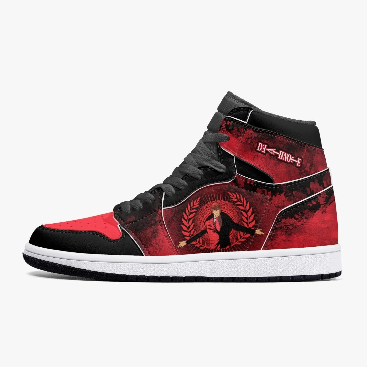 Death Note Kira Red JD1 Mid Anime Shoes