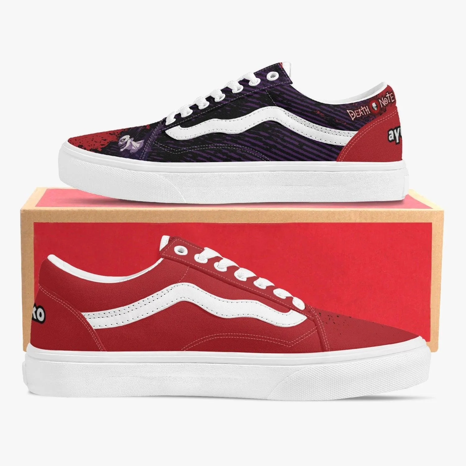Death Note Ryuk Red Black V-OK Anime Shoes