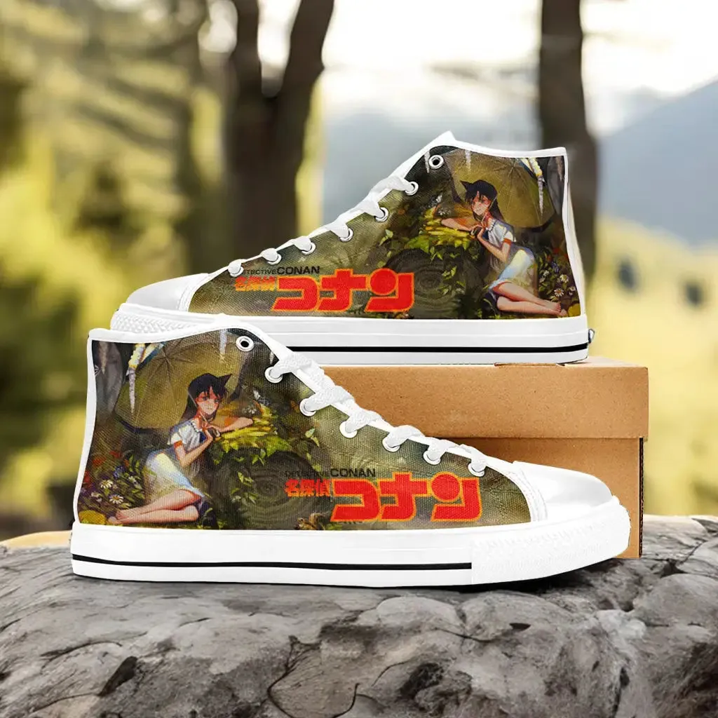 Detective Conan Case Closed Shoes High Tops Sneakers for Kids and Adults