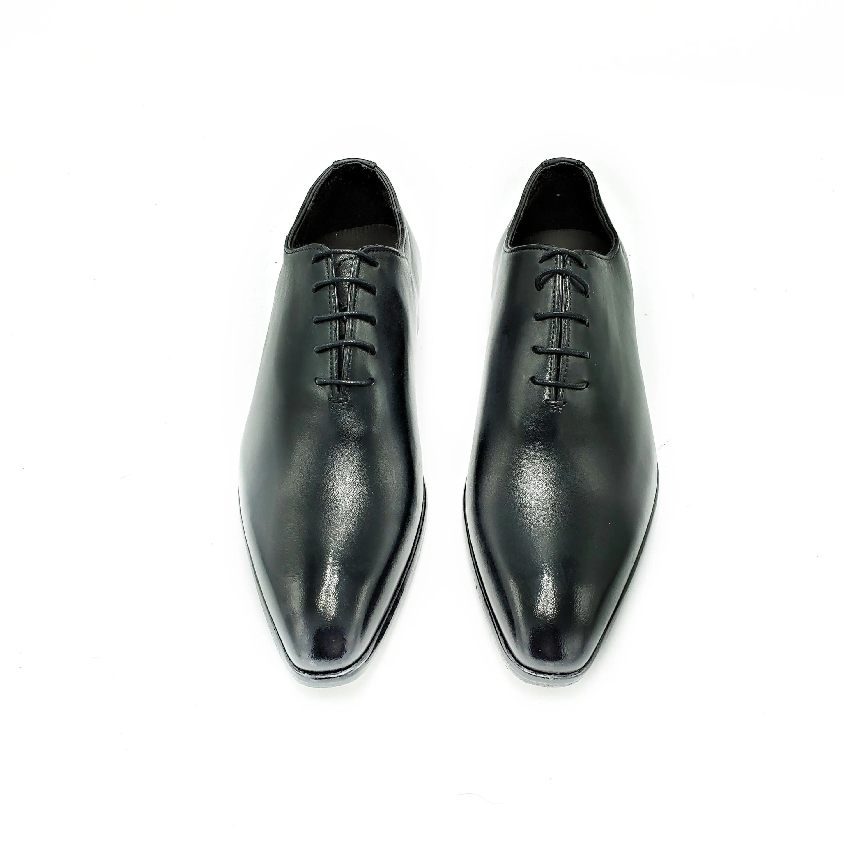 Di Franco Shoes Men's Whole Cut Oxford (Black) vero cuoio
