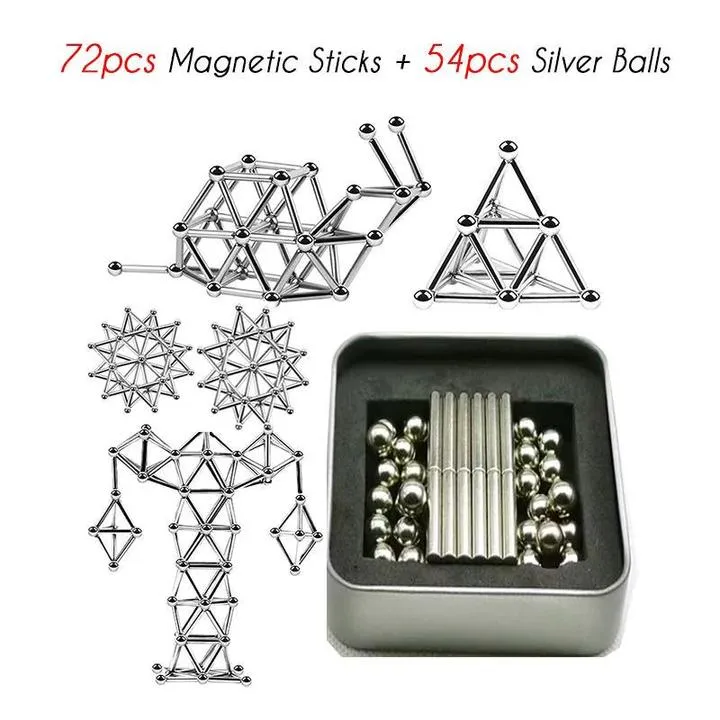 DIY Magnetic Sticks And Balls