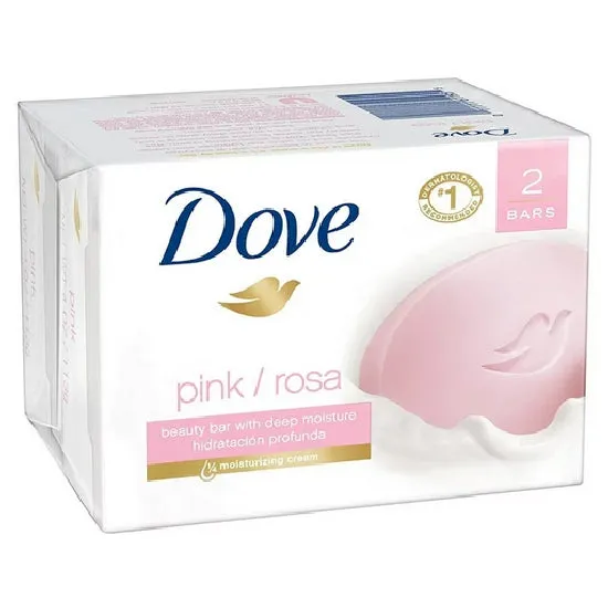Dove Pink Beauty Bar Soap with Deep Mositure 2-Pack