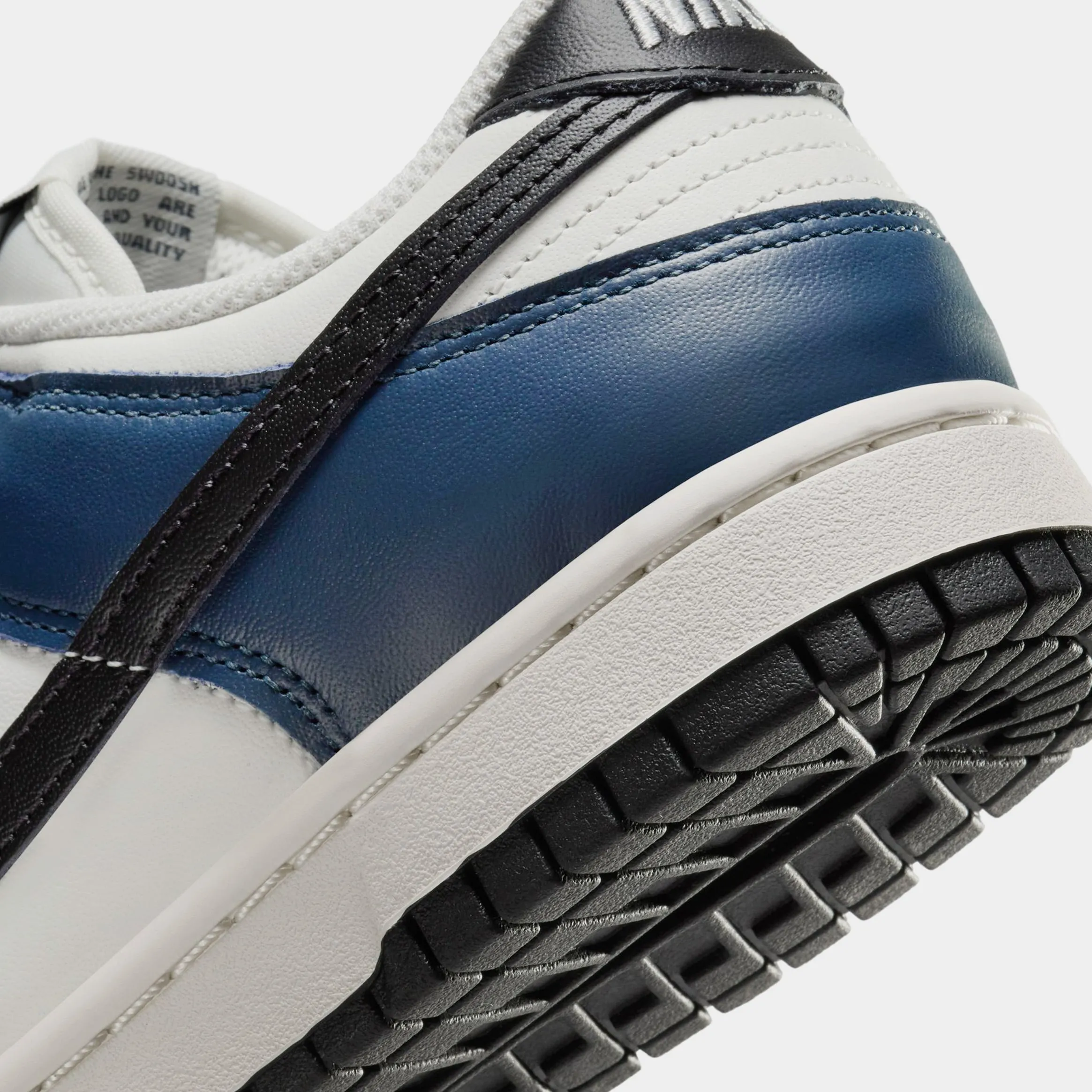 Dunk Low Womens Lifestyle Shoes (Armory Navy/ Black/Sail)