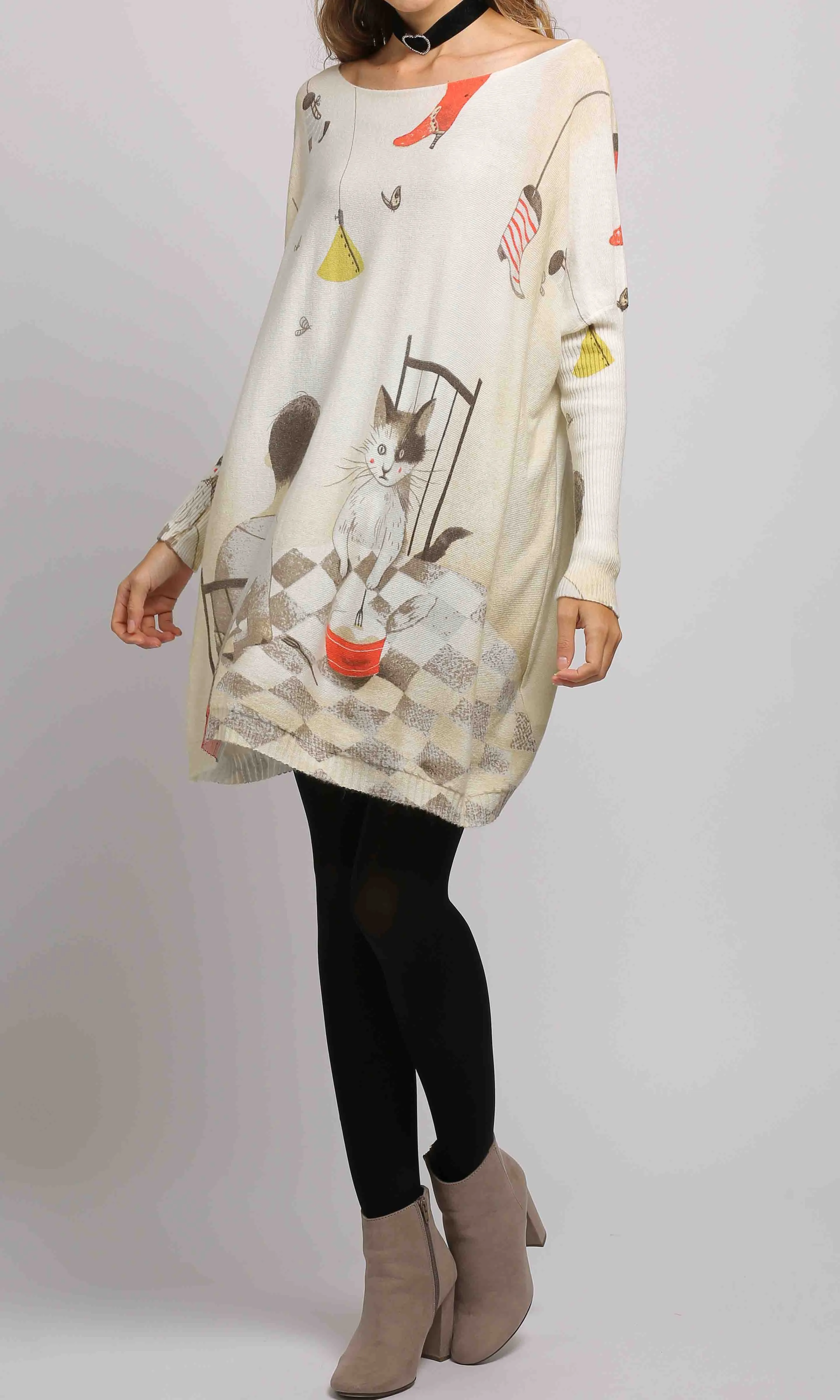 ellazhu Casual Sweater Sweatshirts DH12
