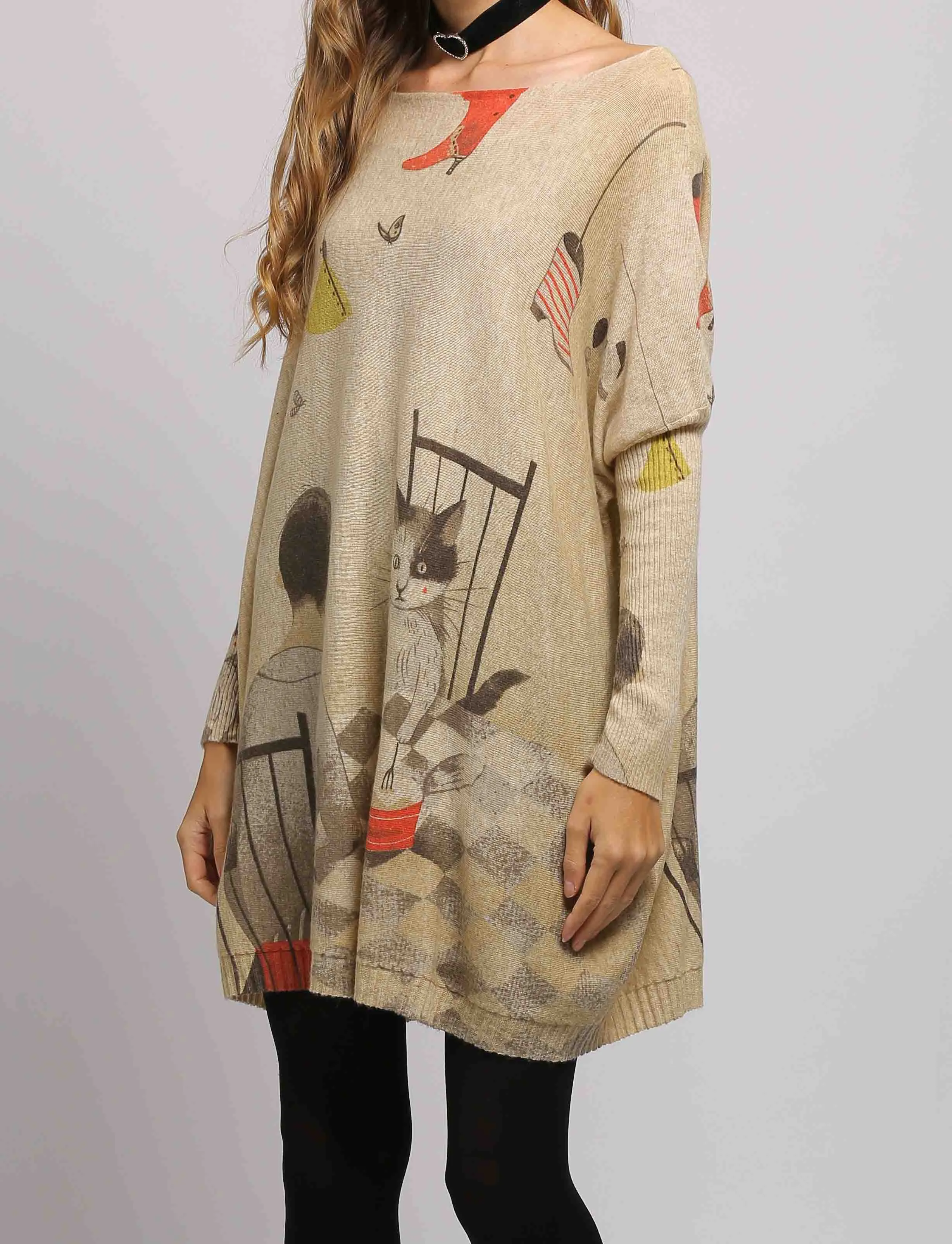 ellazhu Casual Sweater Sweatshirts DH12