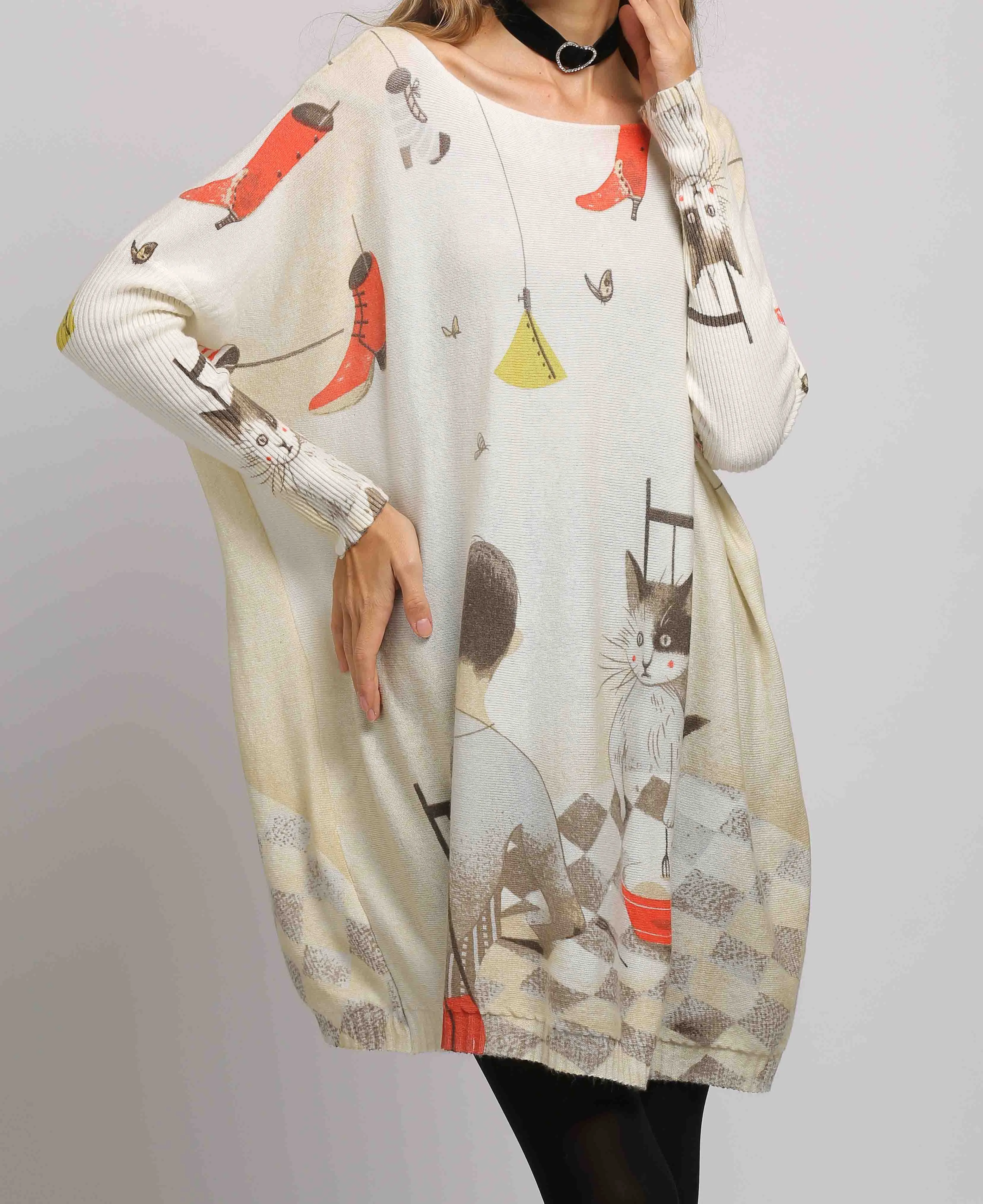 ellazhu Casual Sweater Sweatshirts DH12