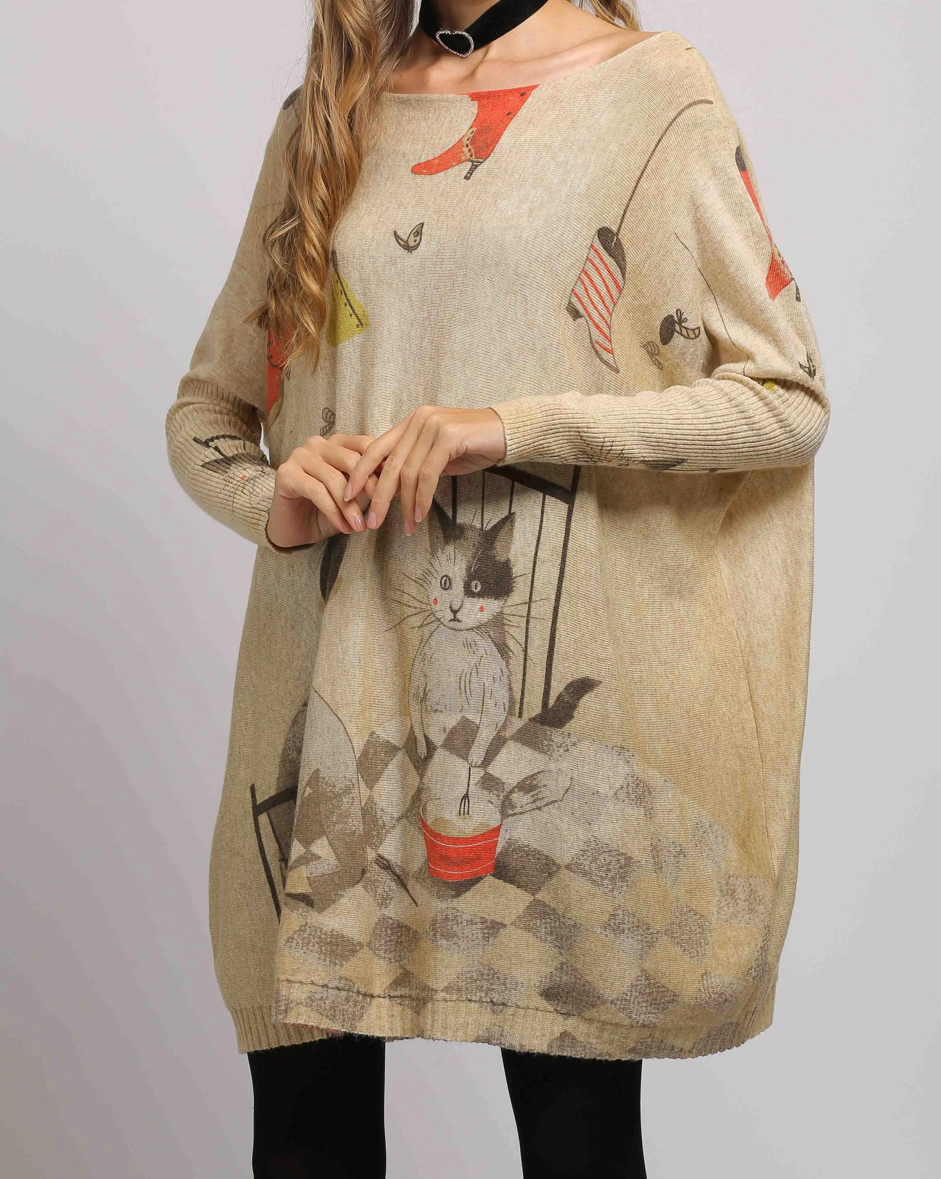 ellazhu Casual Sweater Sweatshirts DH12