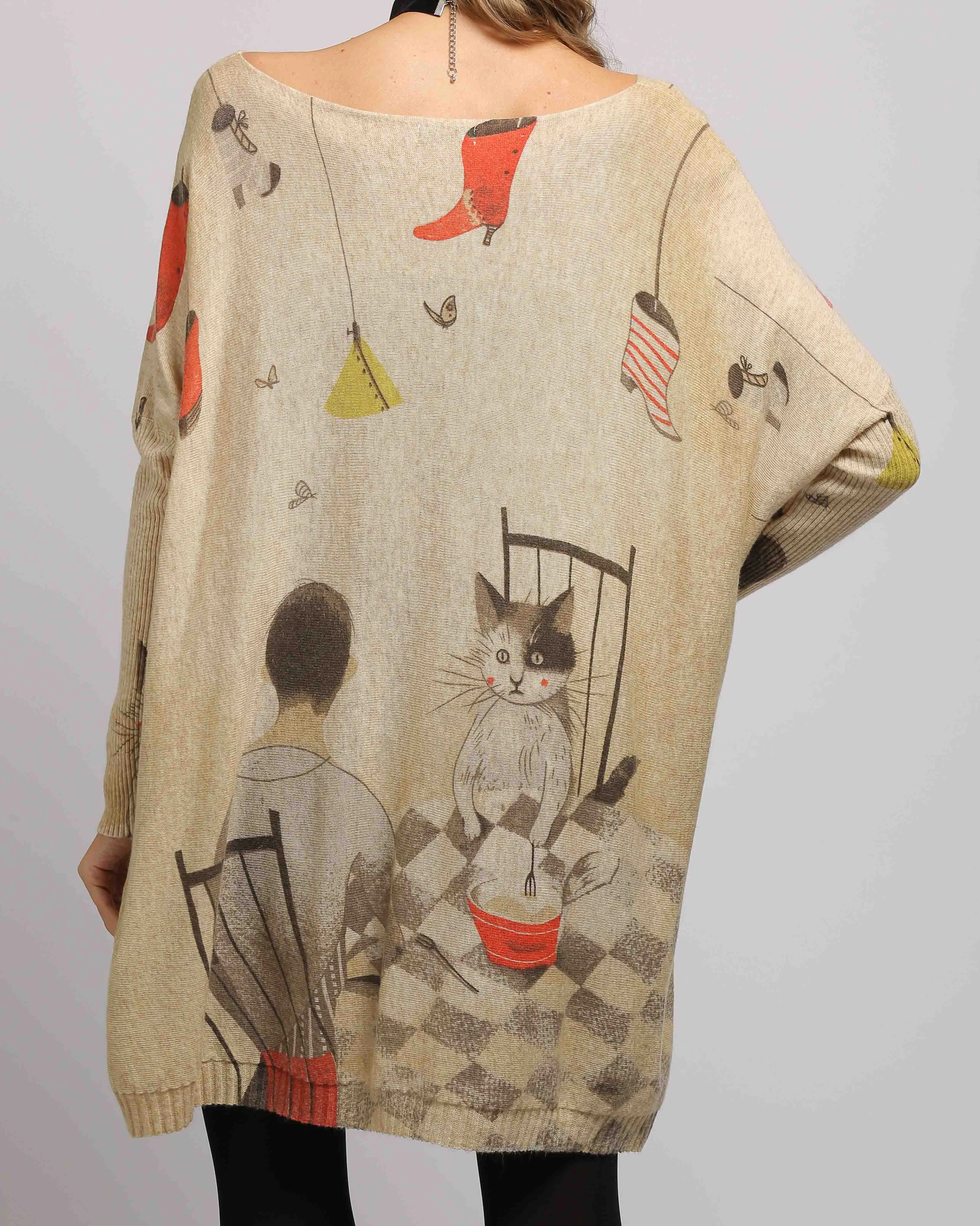 ellazhu Casual Sweater Sweatshirts DH12