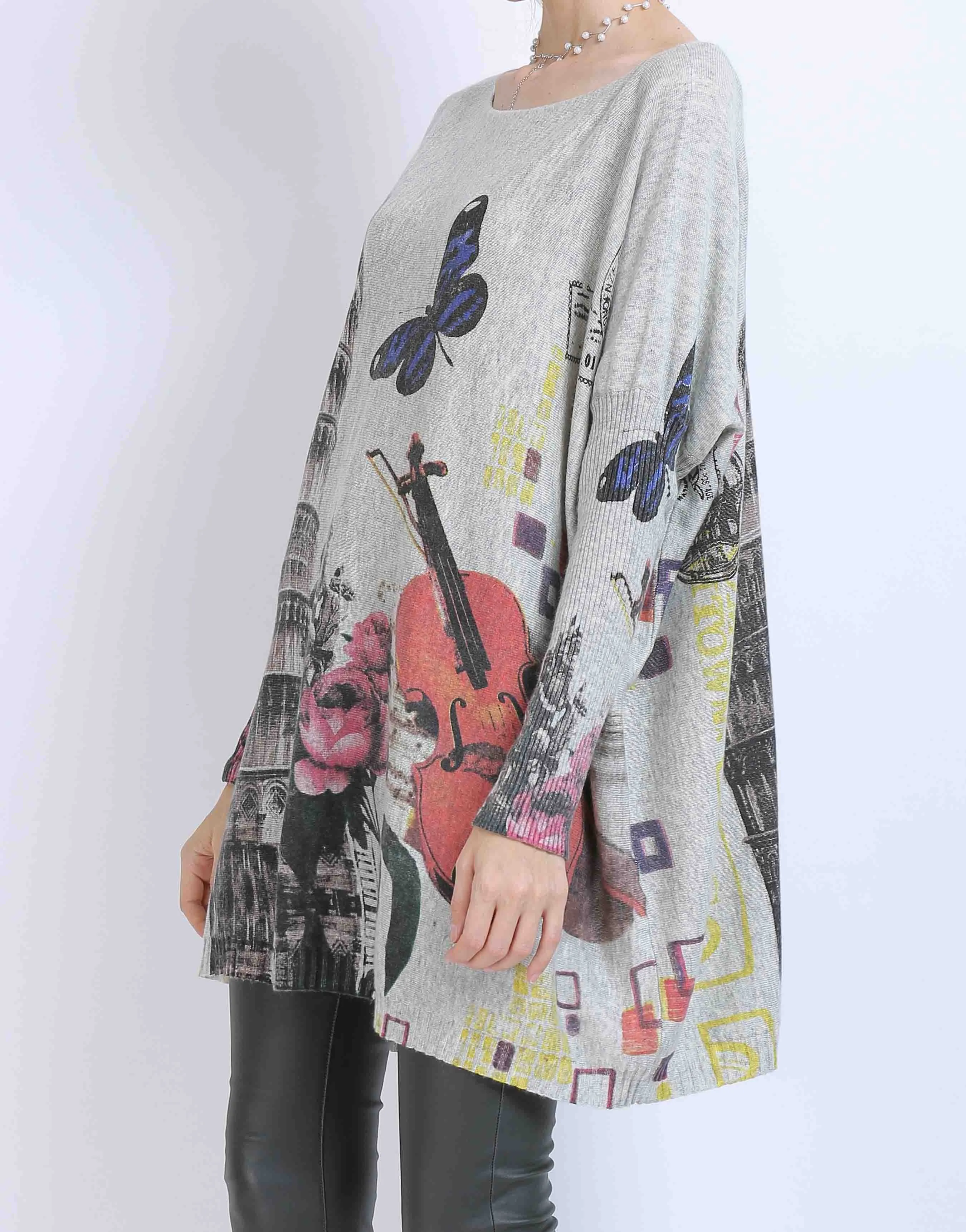 ellazhu Casual Sweater Sweatshirts DH23