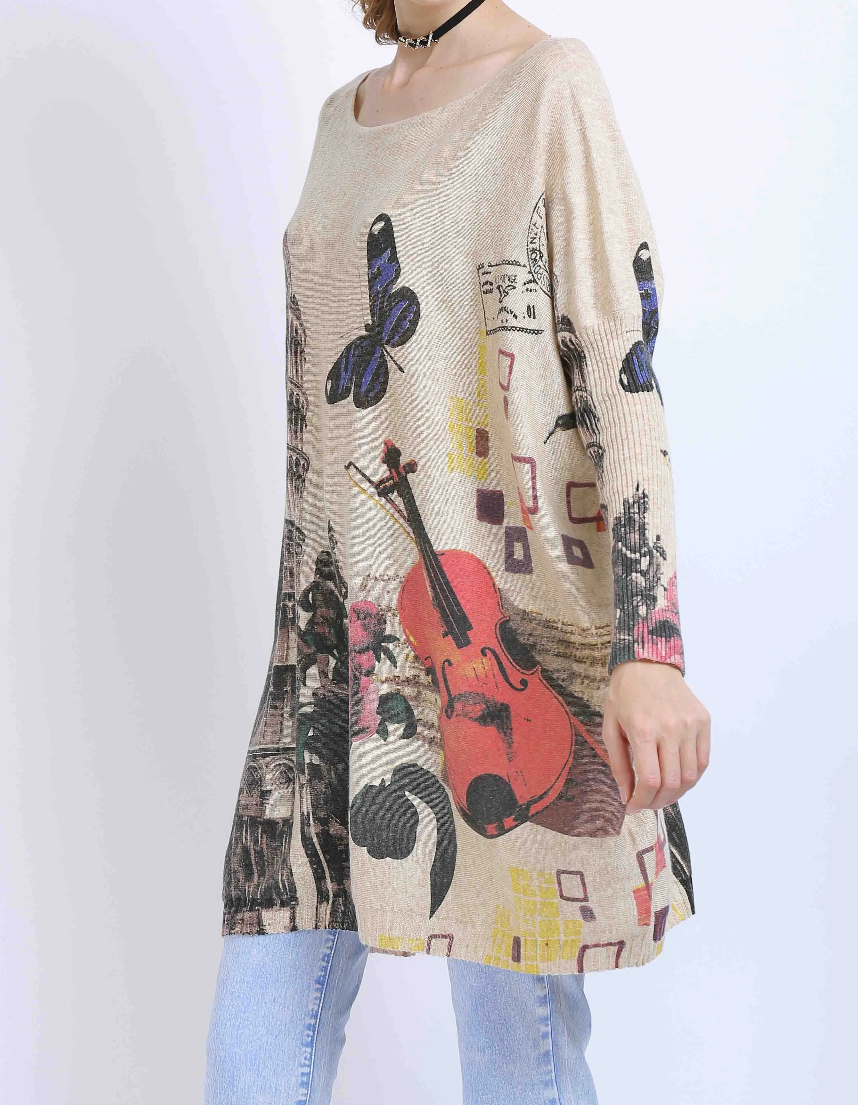 ellazhu Casual Sweater Sweatshirts DH23