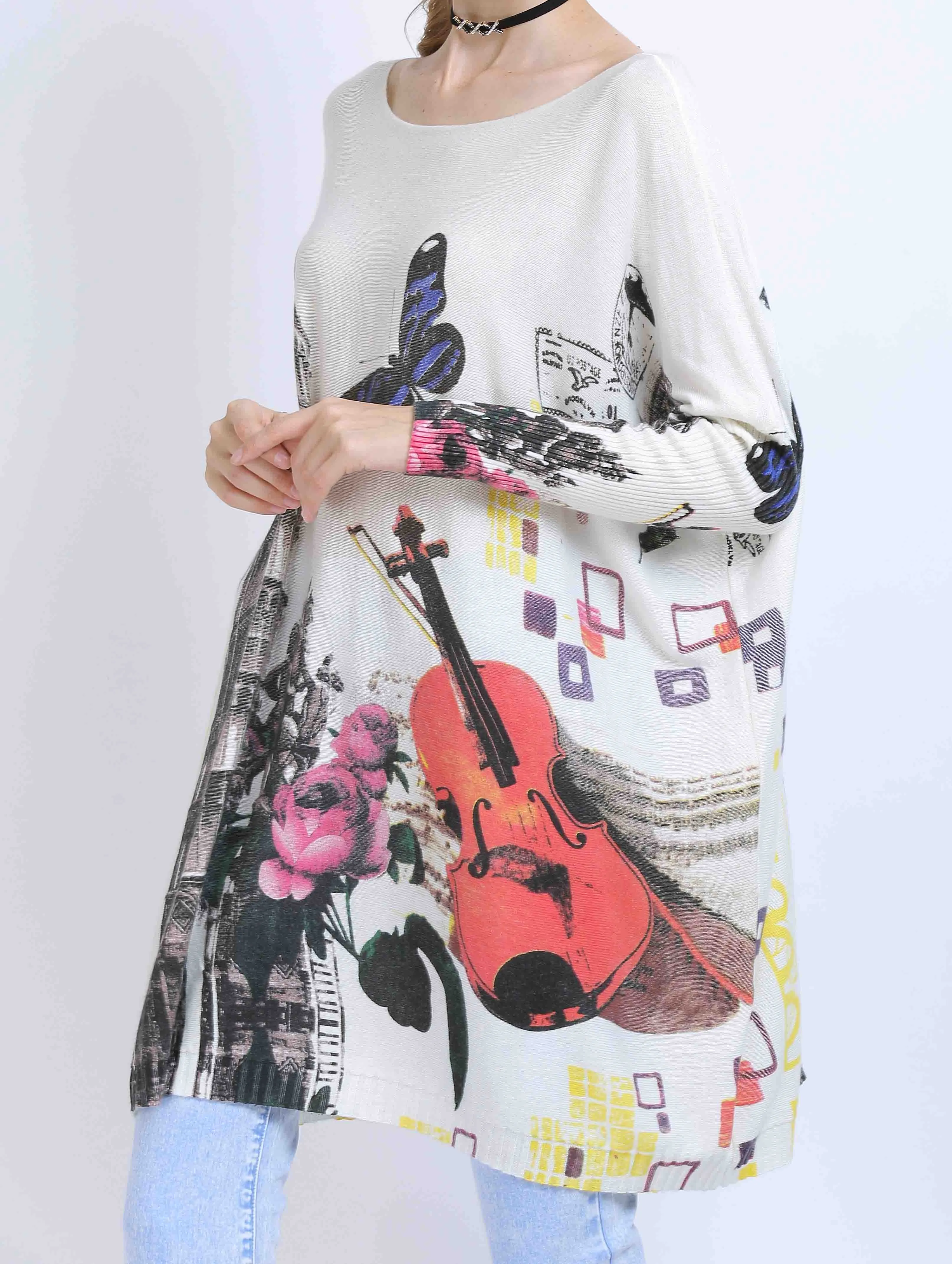 ellazhu Casual Sweater Sweatshirts DH23