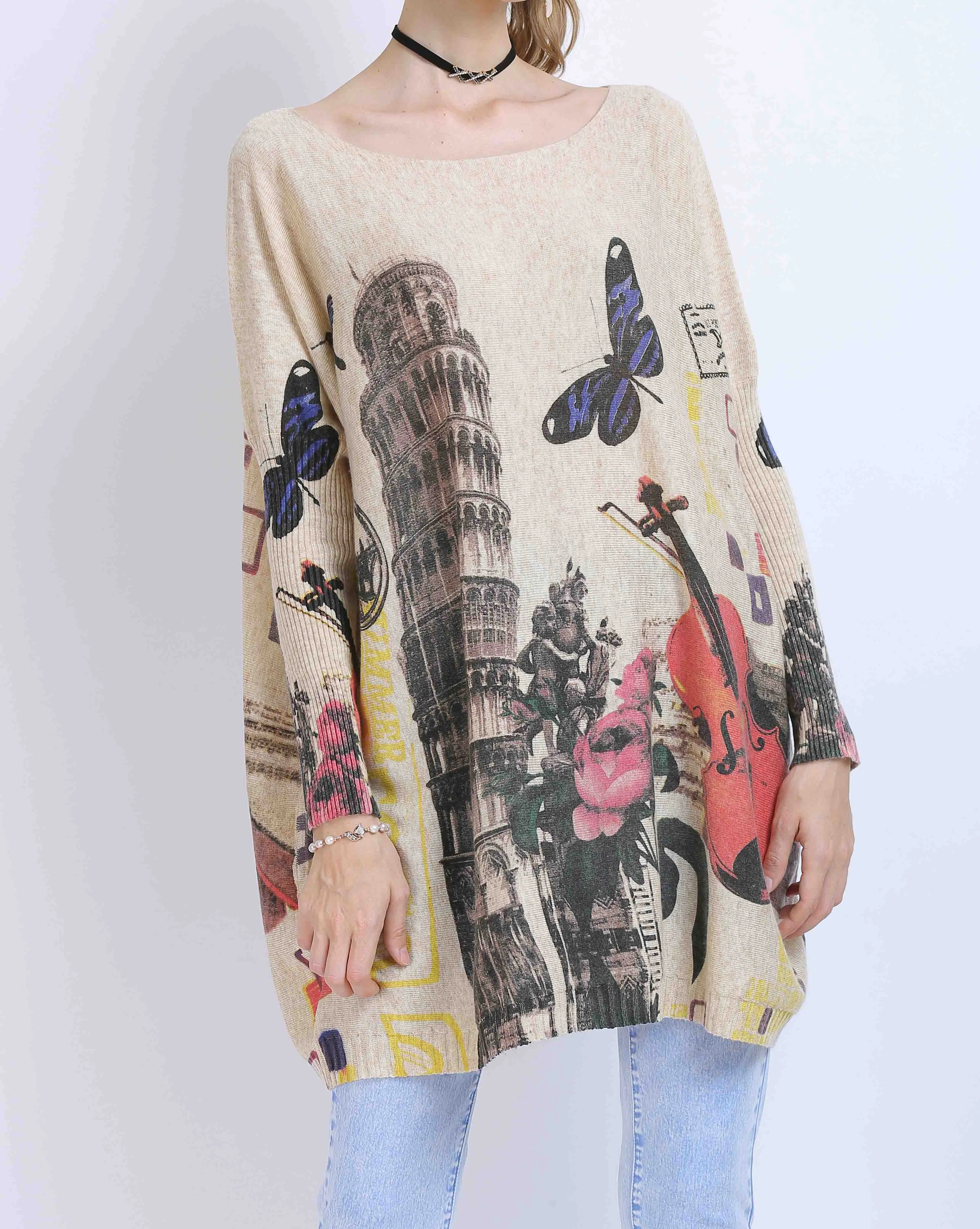 ellazhu Casual Sweater Sweatshirts DH23