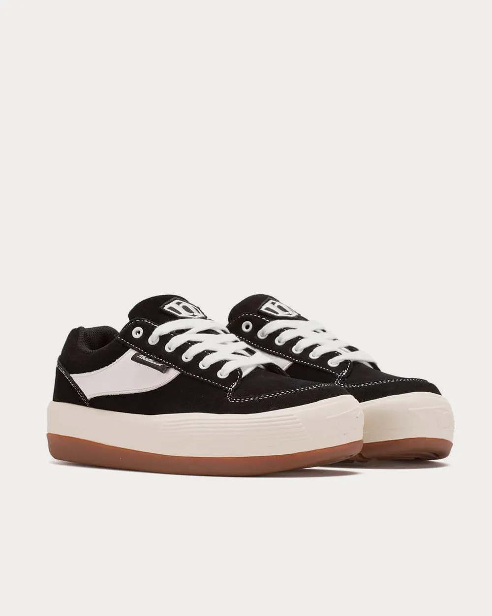 Espresso Suede Black Low Top Sneakers