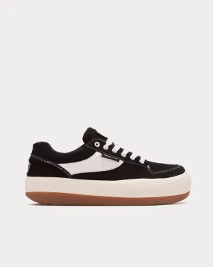 Espresso Suede Black Low Top Sneakers