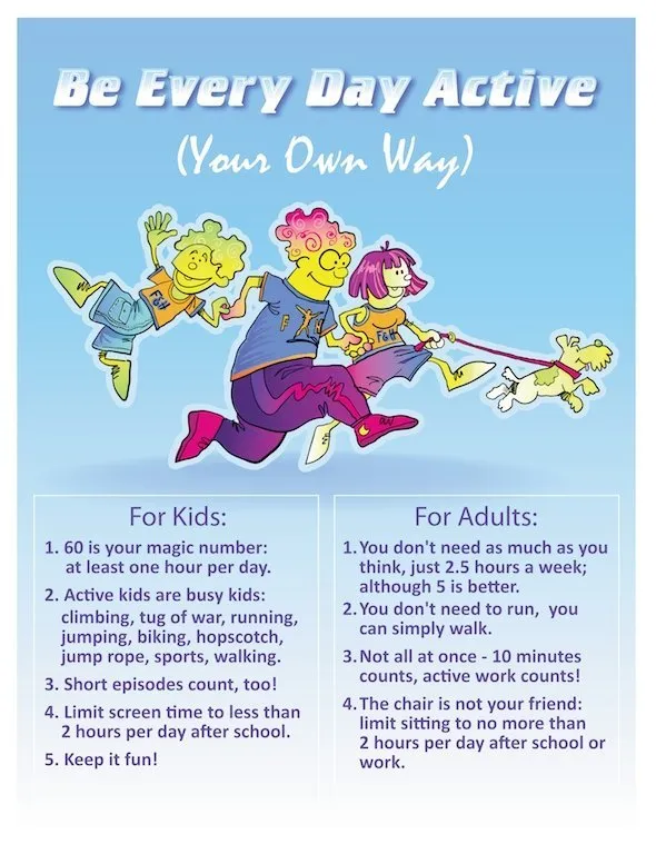 Exercise Color Handout Tearpad