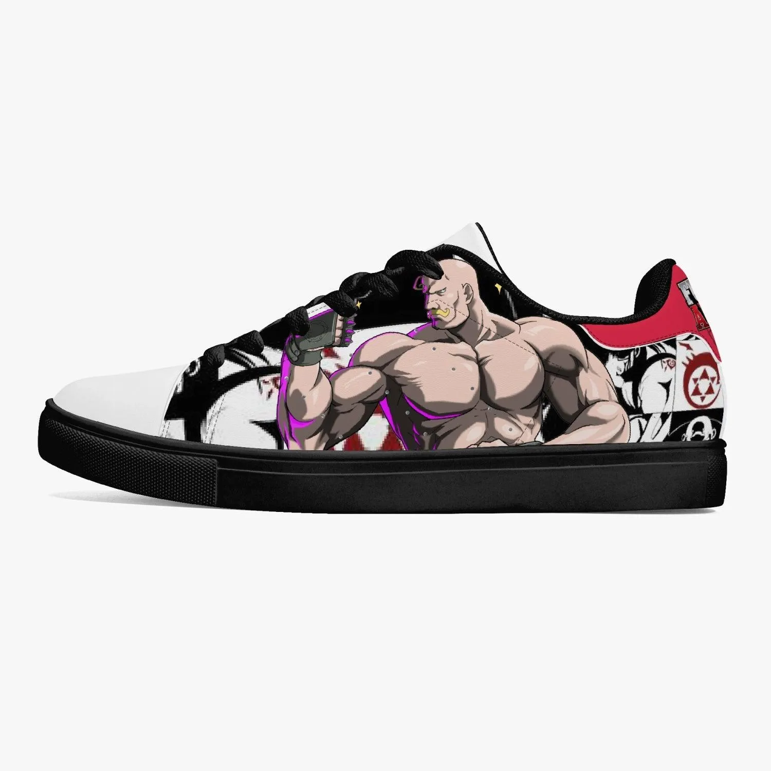 Fullmetal Alchemist Alex Low-Top Skate Anime Shoes