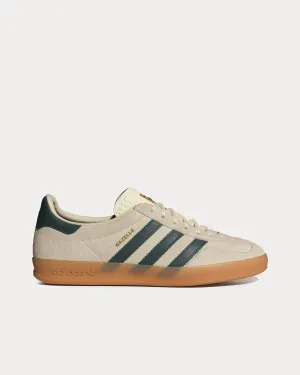 Gazelle Indoors Cream White / Collegiate Green / Gum Low Top Sneakers