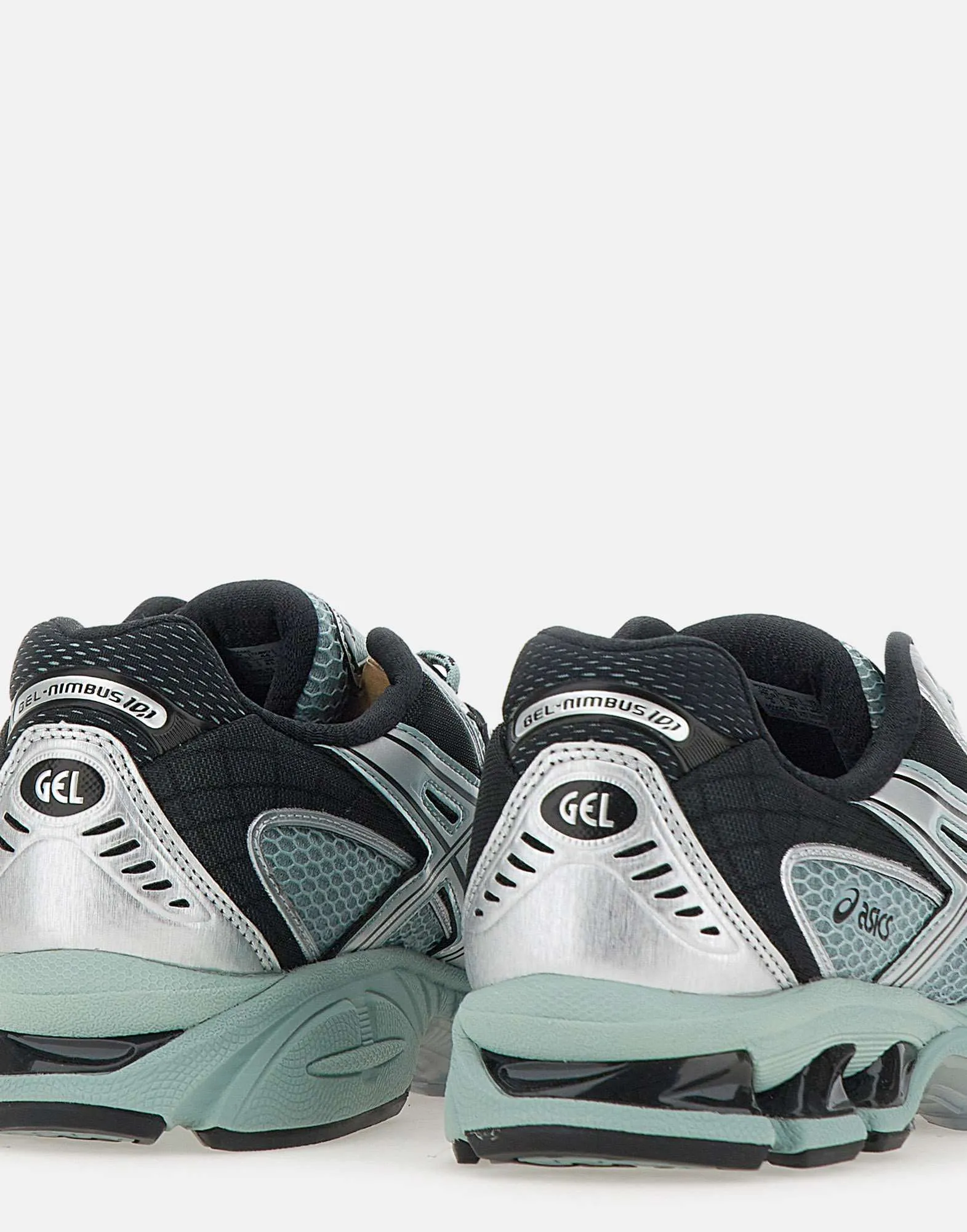 Gel Nimbus 10.1 Teal Silver Sneakers
