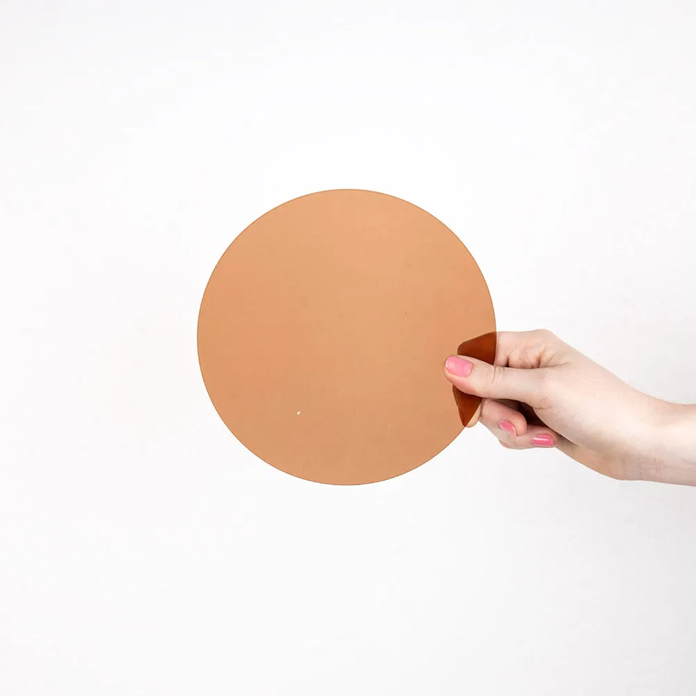 Geometric Coloured Acrylic Sheet Styling Props For Photography - Candy Brown 4 Pack