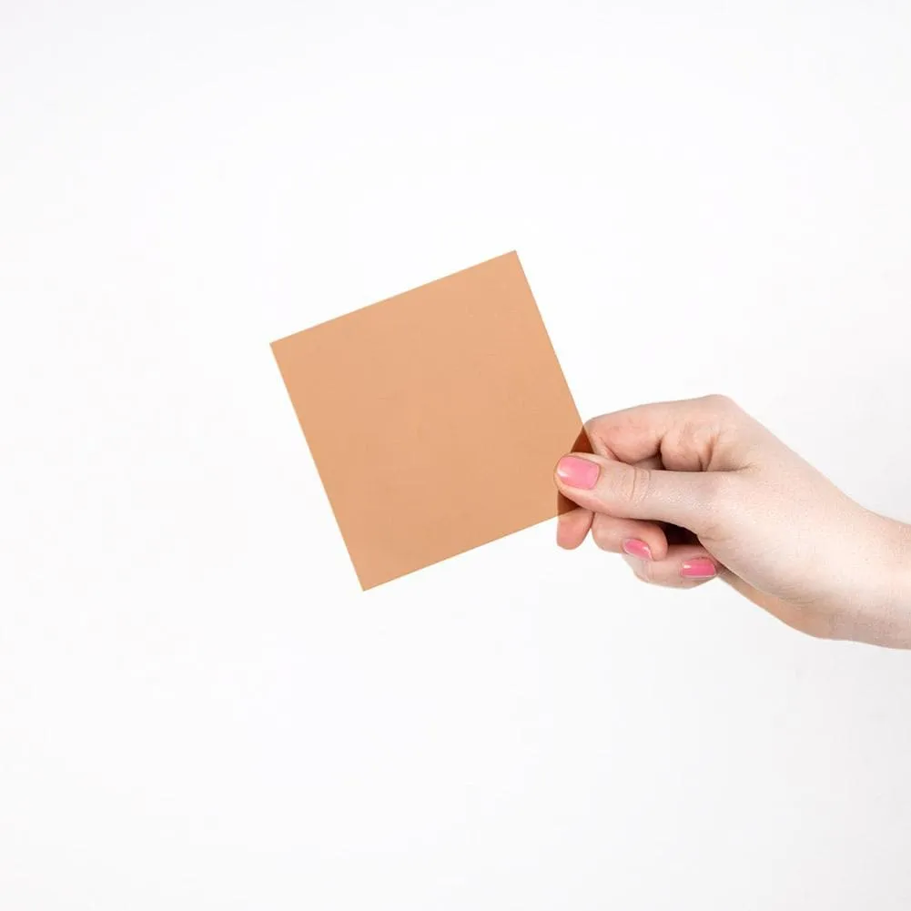 Geometric Coloured Acrylic Sheet Styling Props For Photography - Candy Brown 4 Pack