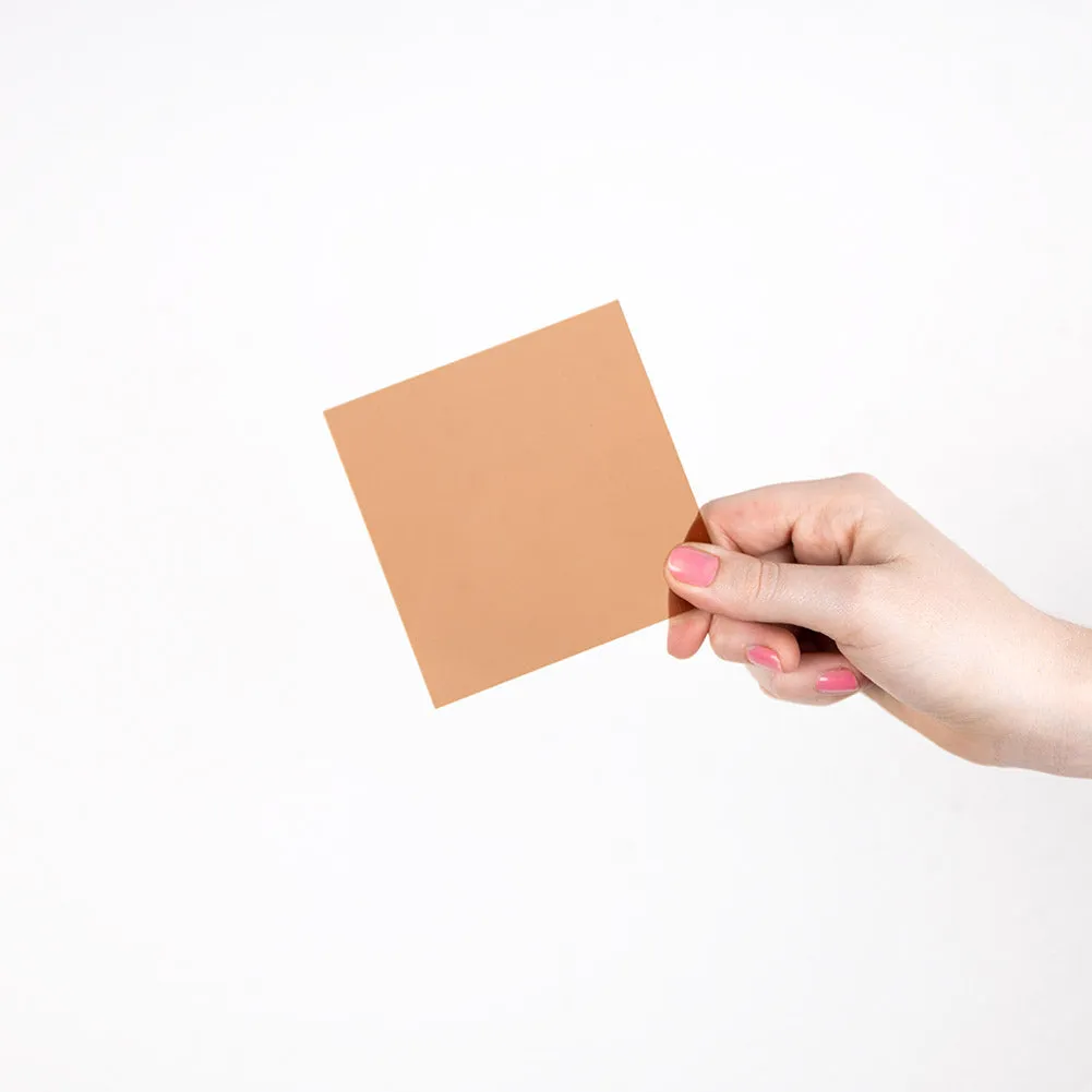 Geometric Coloured Acrylic Sheet Styling Props For Photography - Candy Brown 4 Pack