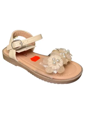 Girls Flower-Decor Sandals (Only Size 29)