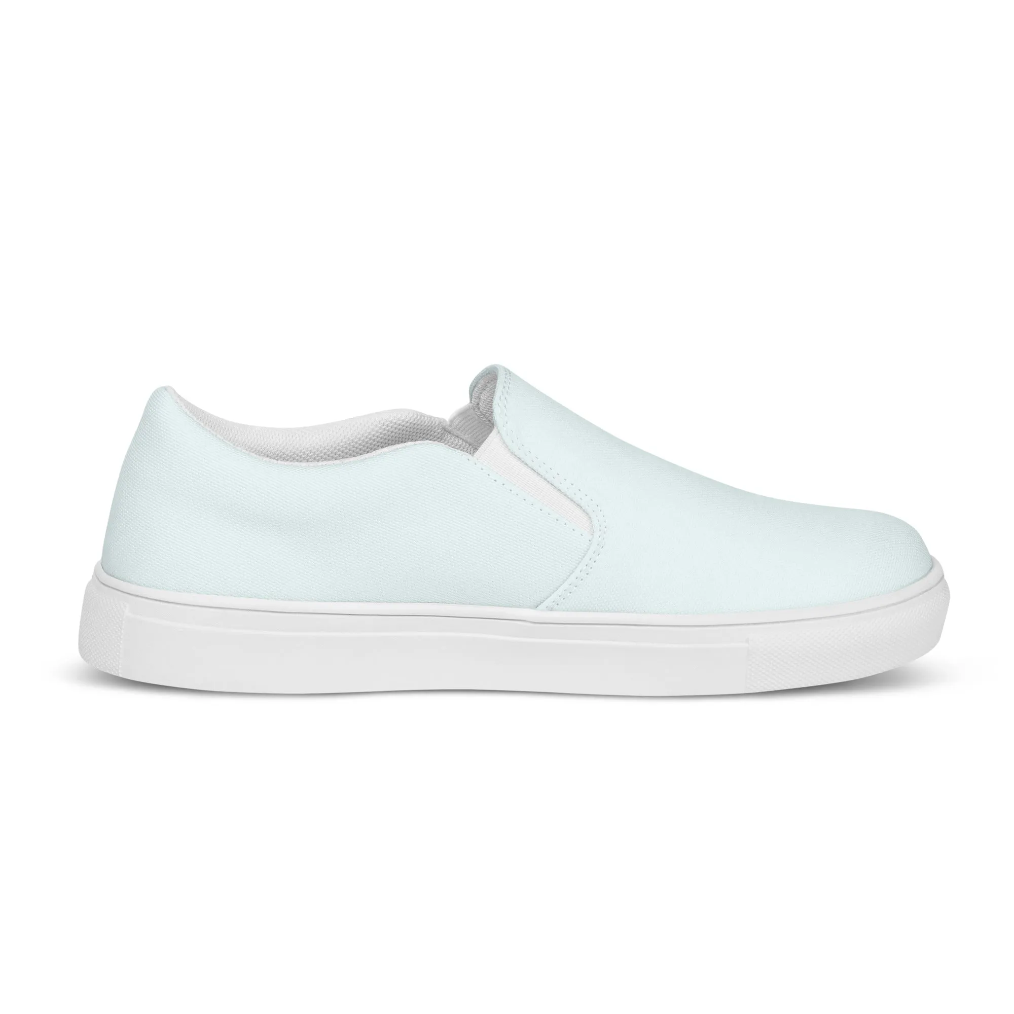Glacier Blue Women’s slip-on canvas shoes, Blue Casual Shoes, Cruising Shoes