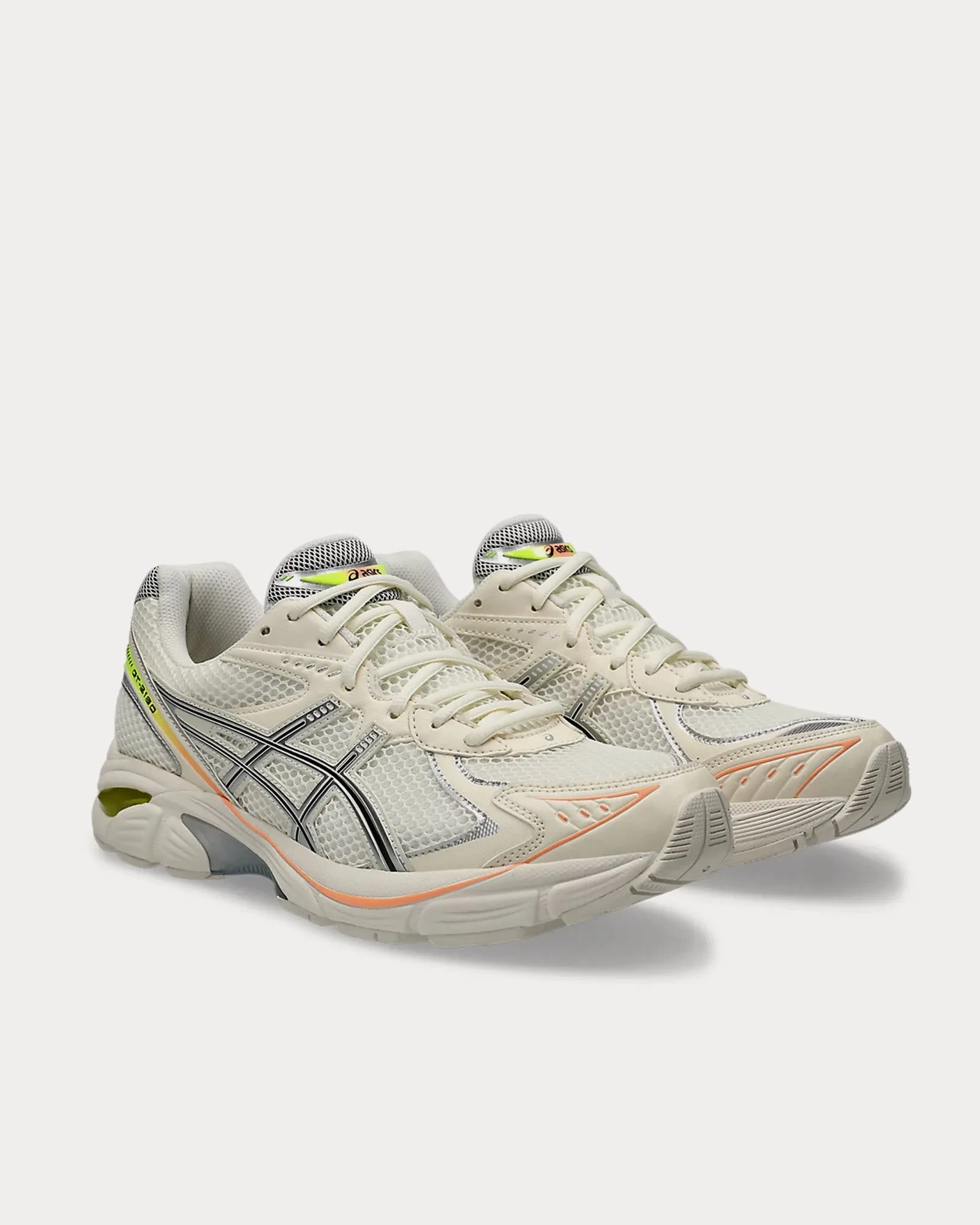 GT-2160 'Paris' Cream / Safety Yellow Low Top Sneakers