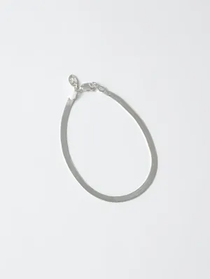 Herringbone Bracelet in Sterling Silver