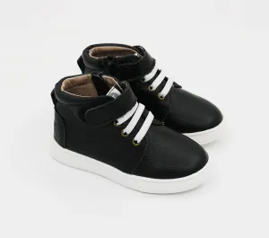 High Top Black Sneakers - Blackout