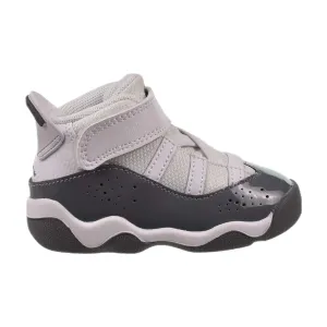 Jordan 6 Rings (TD) Toddler Basketball Shoes White-Cool Grey