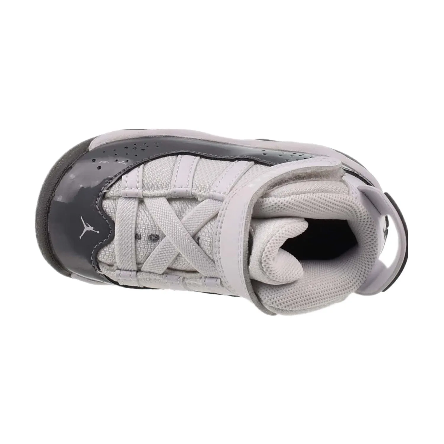 Jordan 6 Rings (TD) Toddler Basketball Shoes White-Cool Grey