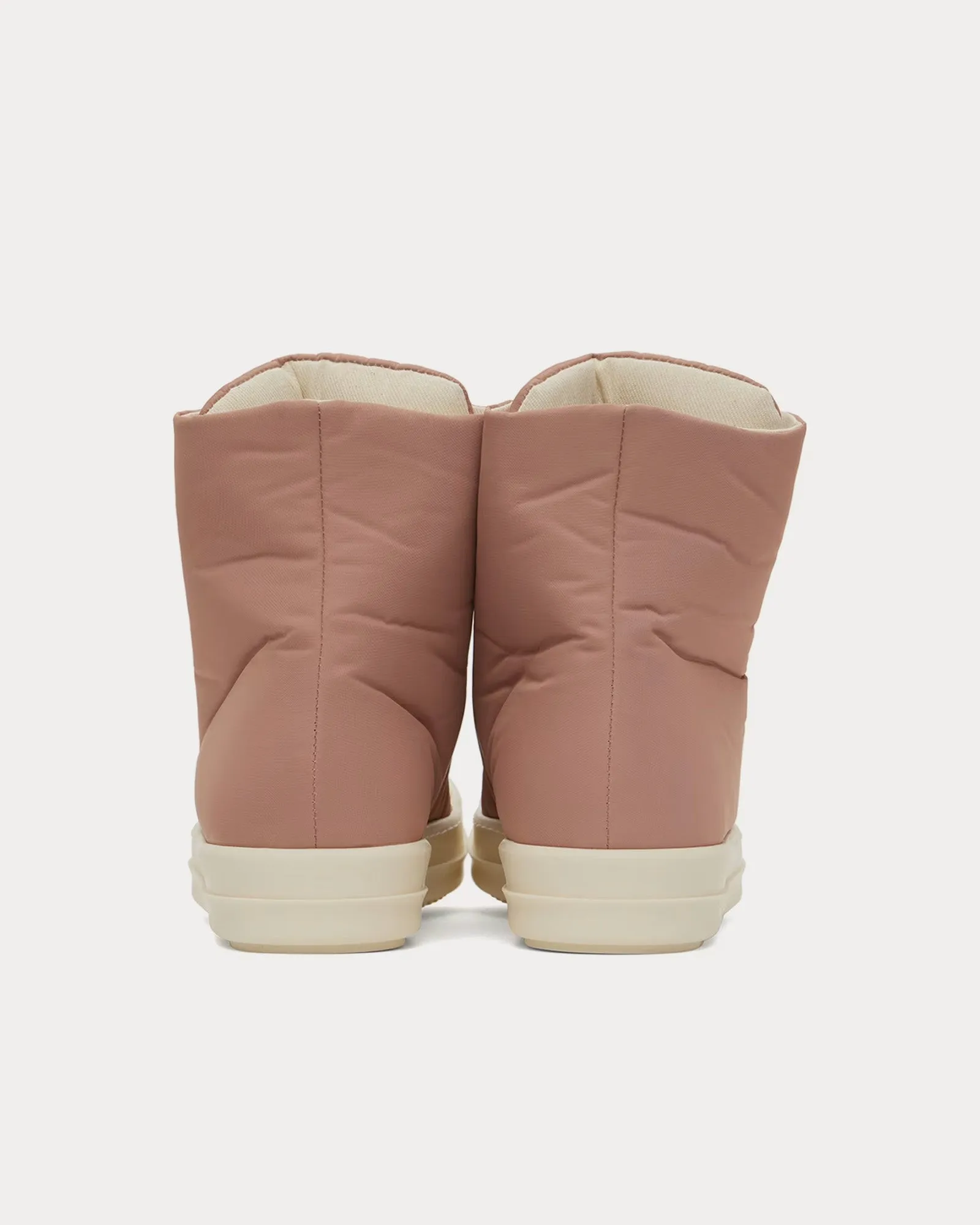 Jumbo Lace Puffer Dark Pink / Pearl / Milk High Top Sneakers