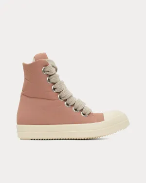 Jumbo Lace Puffer Dark Pink / Pearl / Milk High Top Sneakers