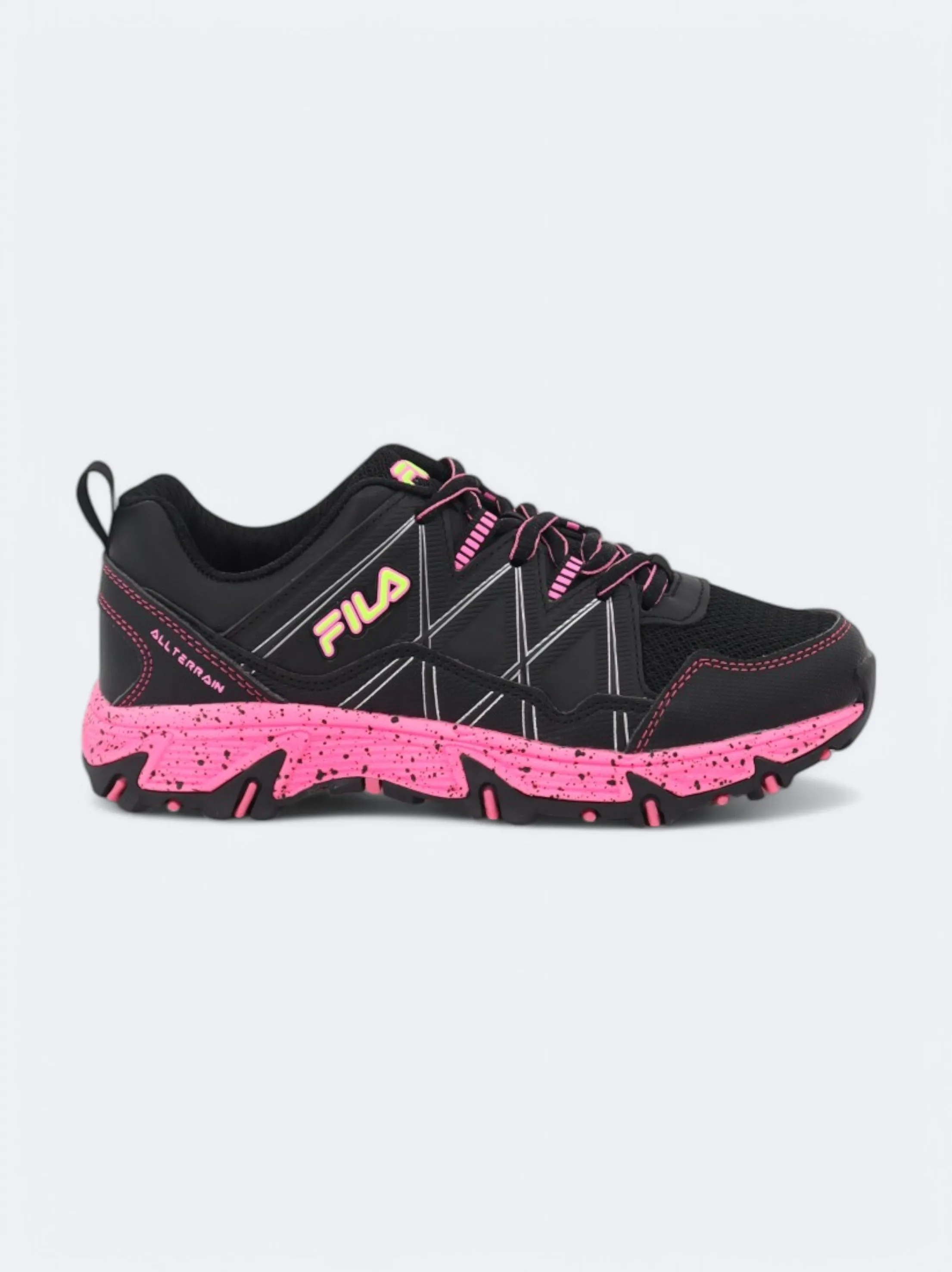 Kids Girl's Printed Hiking Shoes,Black