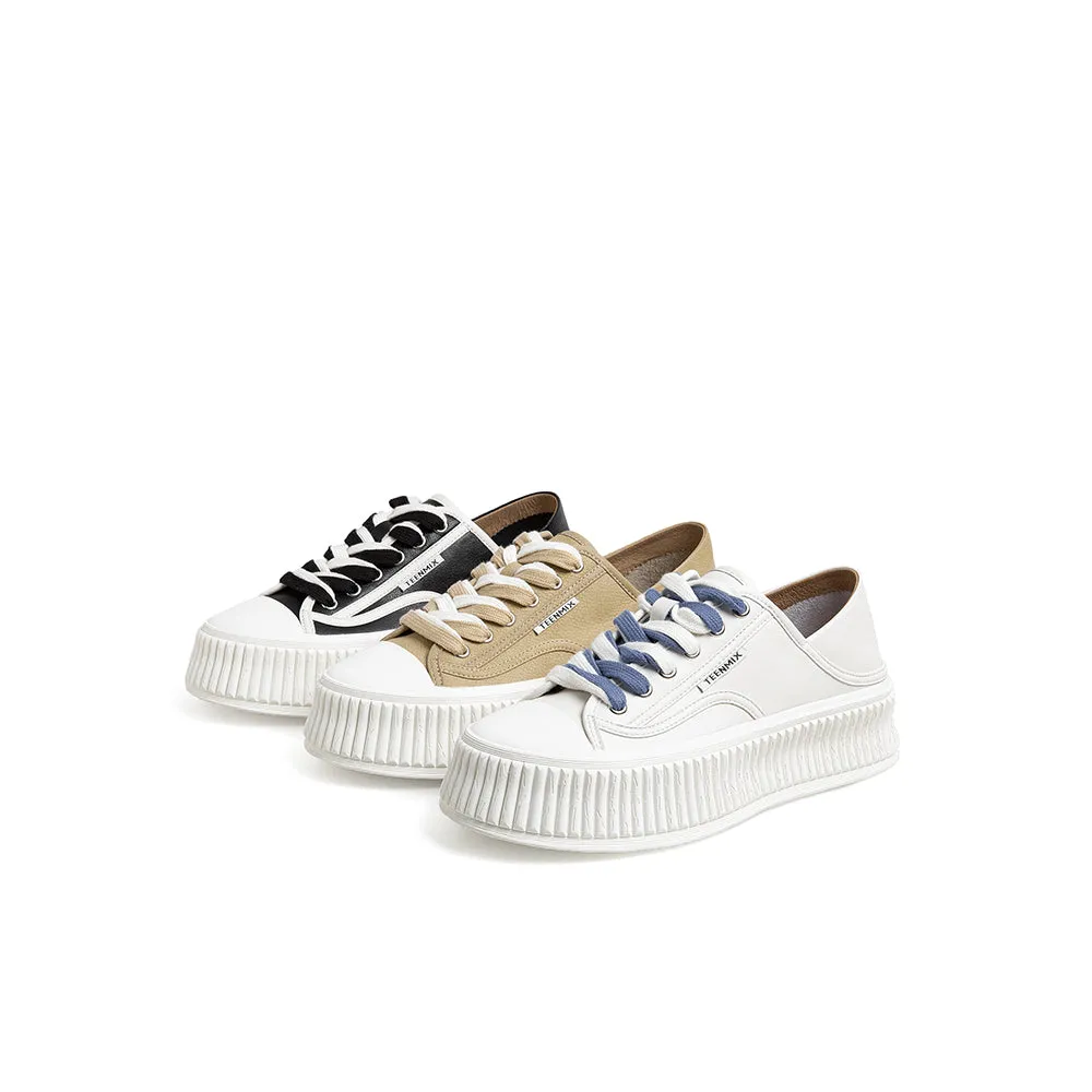 Lace-up Front Skate Sneakers