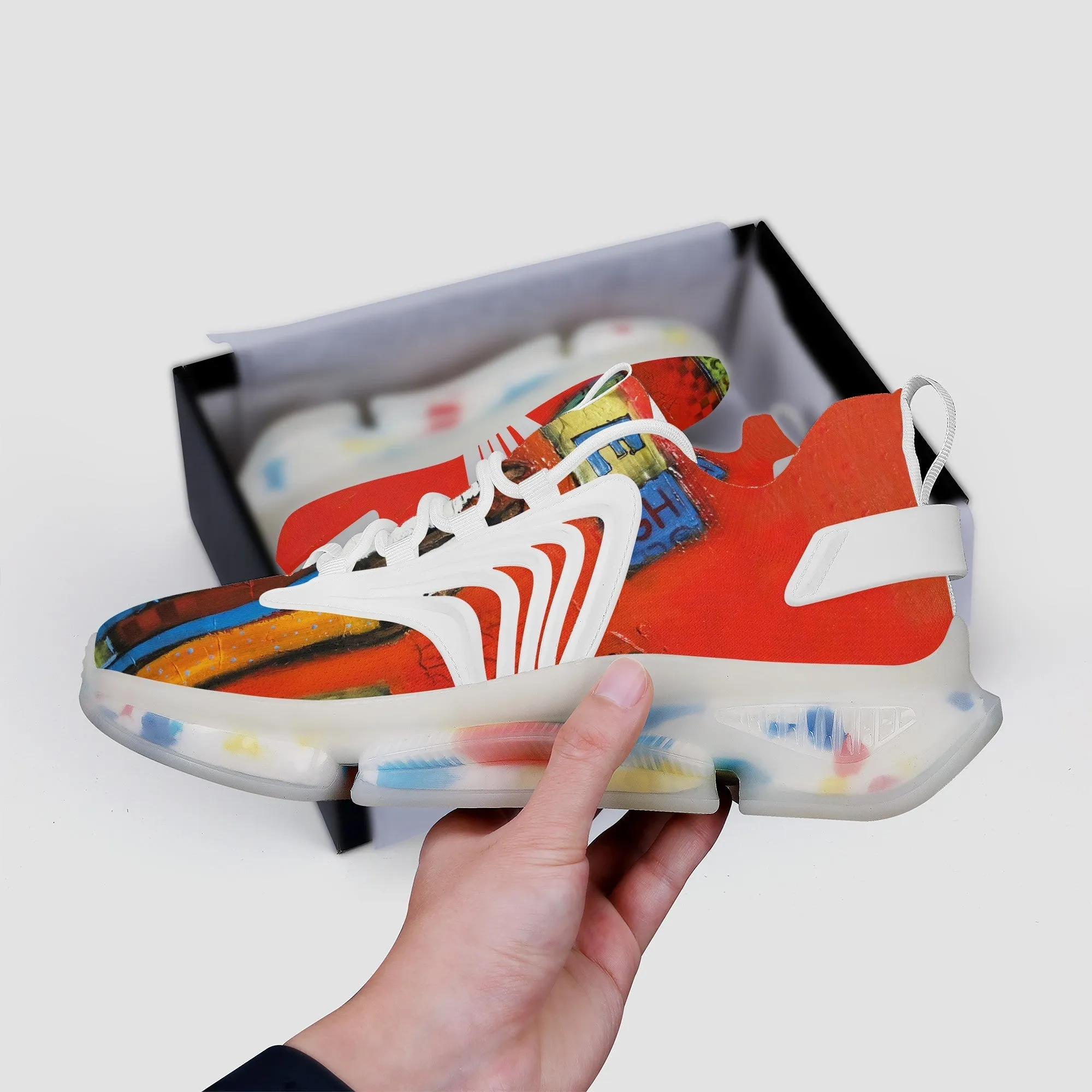 Love Red Romance series Sneakers - White
