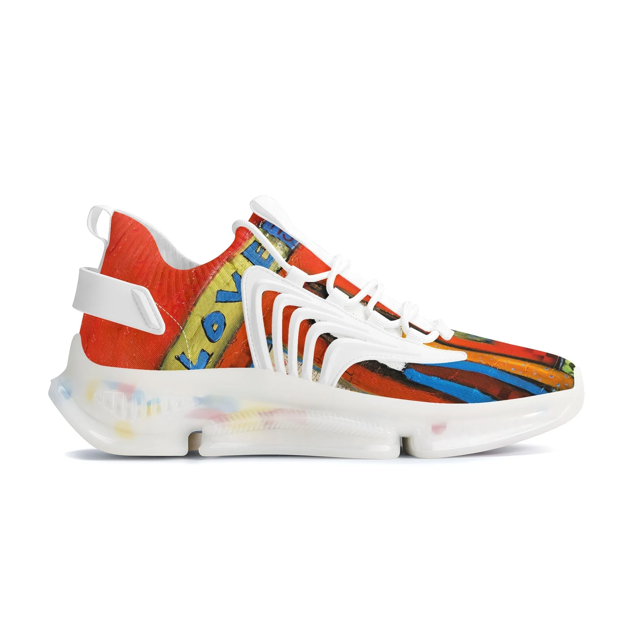 Love Red Romance series Sneakers - White