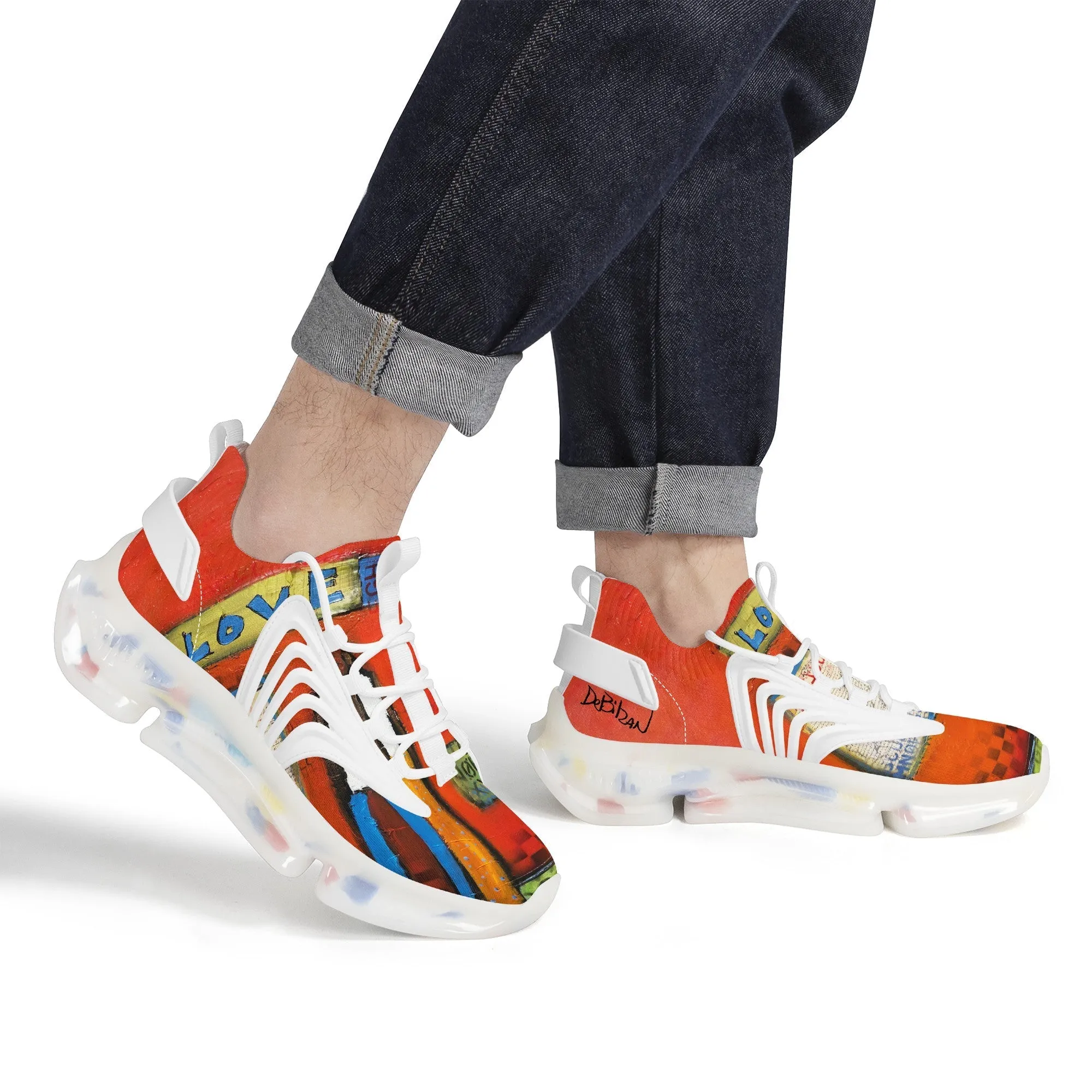 Love Red Romance series Sneakers - White