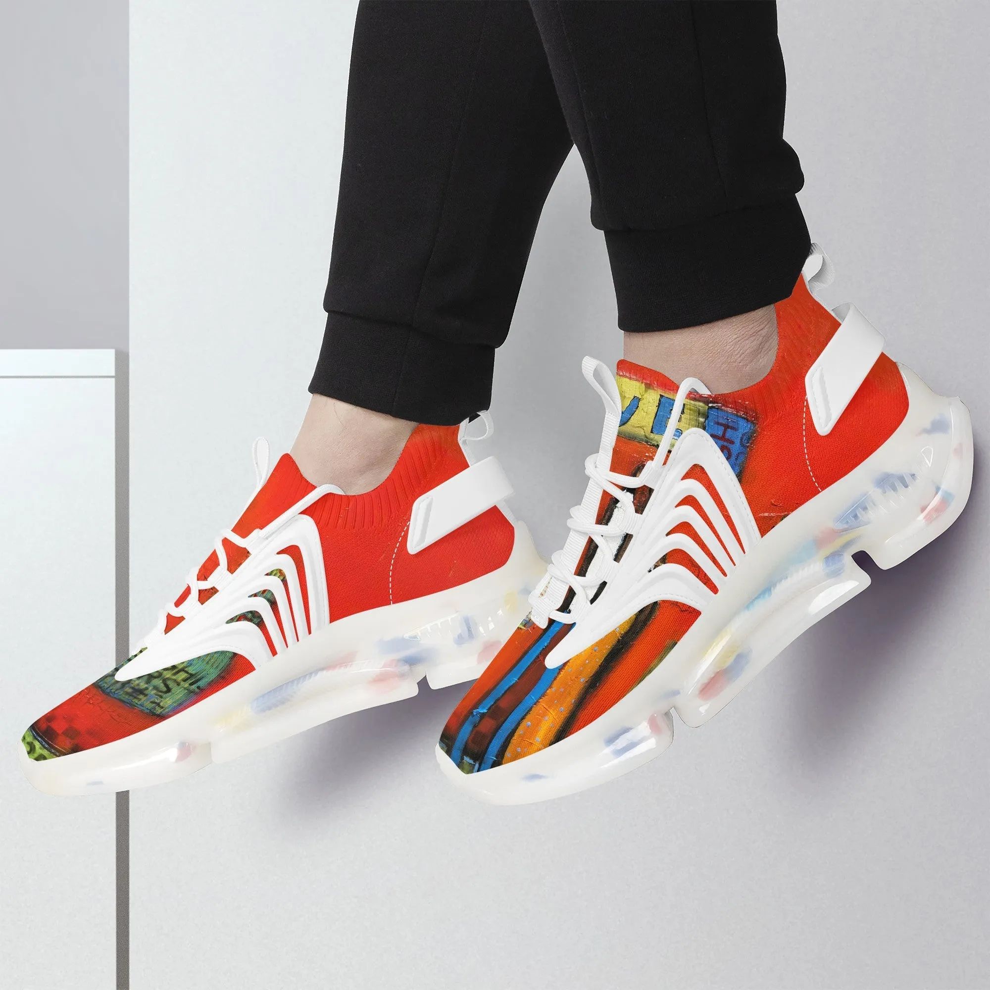 Love Red Romance series Sneakers - White